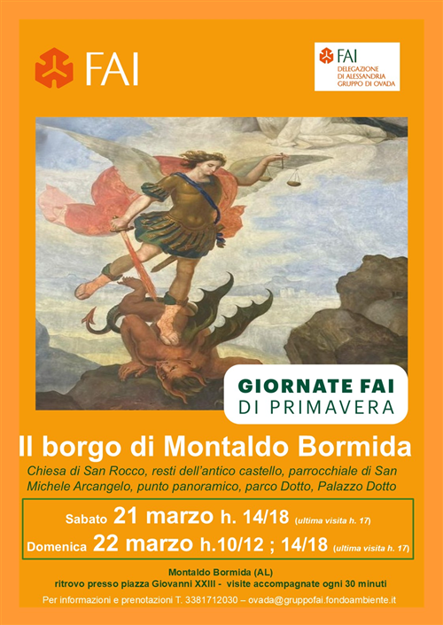 Giornate FAI di Primavera a Montaldo Bormida
